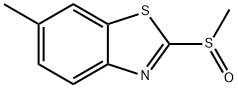 Benzothiazole, 6-methyl-2-(methylsulfinyl)- (7CI,8CI) Struktur