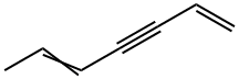 1,5-Heptadien-3-yne Struktur
