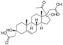3β,17-二羥基孕甾-5-烯-20-酮 3,17-二乙酸酯 結(jié)構(gòu)式