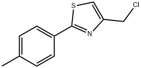 4-(CHLOROMETHYL)-2-(4-METHYLPHENYL)-1,3-THIAZOLE HYDROCHLORIDE Structure