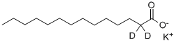 POTASSIUM TETRADECANOATE-2,2-D2|十四酸鉀-D2