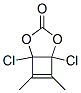 1,5-Dichloro-6,7-dimethyl-2,4-dioxabicyclo[3.2.0]hept-6-en-3-one Struktur