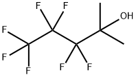 3,3,4,4,5,5,5-Heptafluoro-2-methylpentan-2-ol 結(jié)構(gòu)式