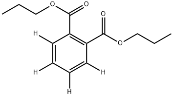 鄰苯二甲酸二丙酯-3,4,5,6-D4 結(jié)構(gòu)式