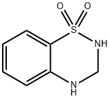 3,4-Dihydro-2H-1,2,4-benzothiadiazine 1,1-dioxide Struktur