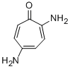 2,5-Diamino-2,4,6-cycloheptatrien-1-one Struktur