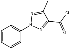5-METHYL-2-PHENYL-2H-1,2,3-TRIAZOLE-4-CARBONYL CHLORIDE price.