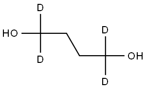 1,4-BUTANE-1,1,4,4-D4-DIOL Struktur