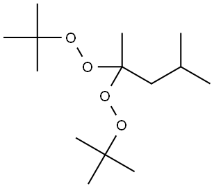 (1,3-dimethylbutylidene)bis[tert-butyl] peroxide Struktur