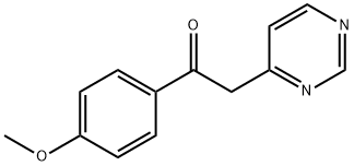 1-(4-METHOXYPHENYL)-2-PYRIMIDIN-4-YLETHANONE Struktur