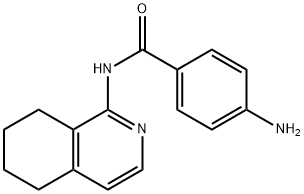 Benzamide, 4-amino-N-(5,6,7,8-tetrahydro-1-isoquinolinyl)- Struktur