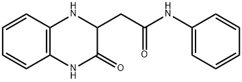 2-(3-OXO-1,2,3,4-TETRAHYDRO-QUINOXALIN-2-YL)-N-PHENYL-ACETAMIDE Struktur