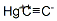MERCURY(II) ACETYLIDE Struktur