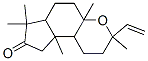 3-Vinyl-2,3,4a,5,6,6a,7,9,9a,9b-decahydro-3,4a,7,7,9a-pentamethylcyclopenta[f][1]benzopyran-8(1H)-one Struktur