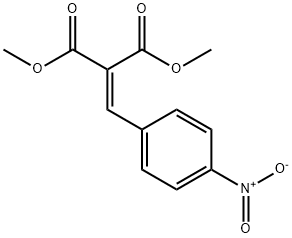 4-硝基芐烯丙二酸二甲酯 結構式