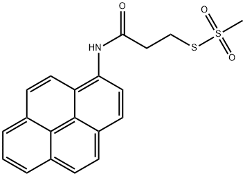 2-(Pyren-1-ylaminocarbonyl)ethyl Methanethiosulfonate 結(jié)構(gòu)式