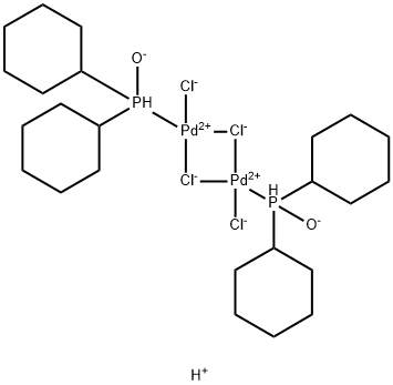 二氫二-mu-氯二氯二(二環(huán)己基膦基-Kp)二鈀酸鹽(2-)