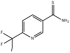 6-(TRIFLUOROMETHYL)THIONICOTINAMIDE Struktur