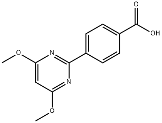 4-(4,6-DIMETHOXYPYRIMIDIN-2-YL)BENZOICACID Structure