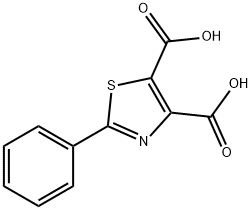 2-PHENYL-1,3-THIAZOLE-4,5-DICARBOXYLIC ACID Struktur