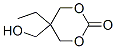 5-Ethyl-5-(hydroxymethyl)-1,3-dioxan-2-one Struktur