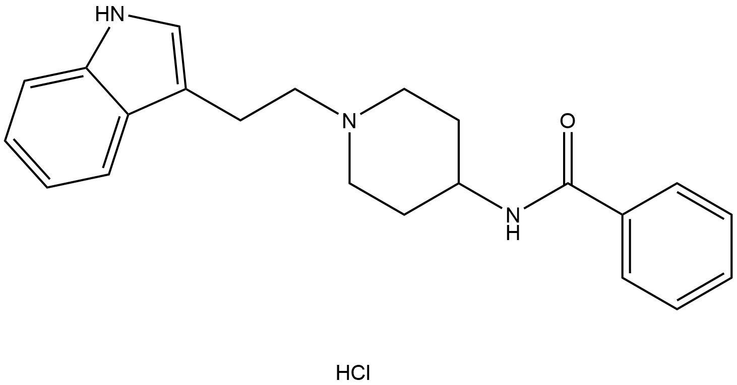 インドラミン塩酸塩 化學(xué)構(gòu)造式