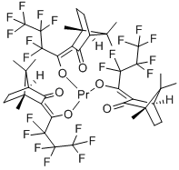三(3-(七氟丙基羥基甲烷）-D-樟腦烯) 結(jié)構(gòu)式