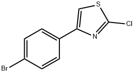 2-氯-4-(4-溴苯基)噻唑 結(jié)構(gòu)式