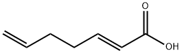 2,6-HEPTADIENOIC ACID, 96%, PREDOMINANTLY TRANS Struktur
