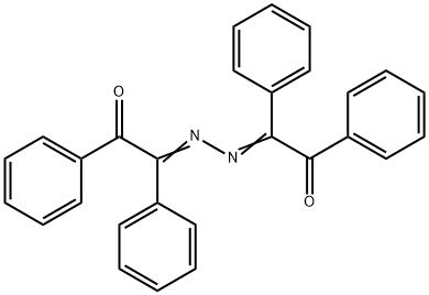 1,2-Bis(1,2-diphenyl-2-oxoethylidene)hydrazine Struktur