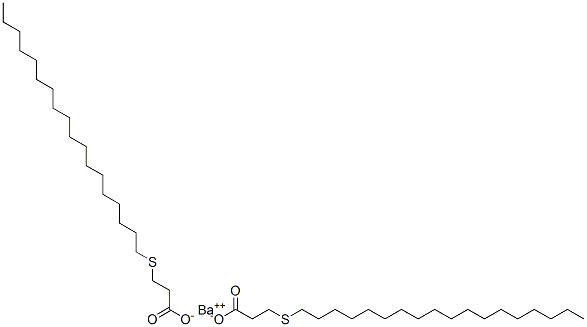 barium bis[3-(octadecylthio)propionate] Struktur