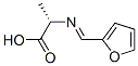 L-Alanine, N-(2-furanylmethylene)- (9CI) Struktur