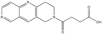 4-(3,4-DIHYDROPYRIDO[4,3-B]-1,6-NAPHTHYRIDIN-2(1H)-YL)-4-OXOBUTANOICACID Struktur