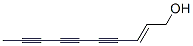 2-Decene-4,6,8-triyn-1-ol Struktur