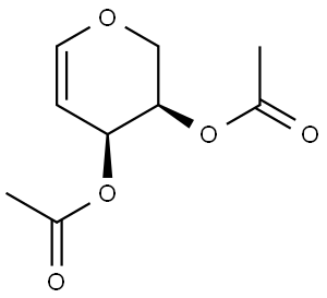3,4-DI-O-ACETYL-D-ARABINAL Struktur
