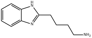 1H-Benzimidazole-2-butanamine(9CI) Struktur