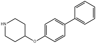 4-([1,1'-BIPHENYL]-4-YLOXY)PIPERIDINE Struktur