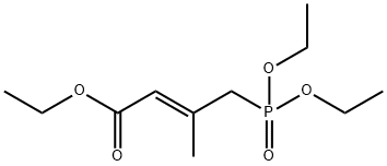 (E)-4-(DIETHOXY-PHOSPHORYL)-3-METHYL-BUT-2-ENOIC ACID ETHYL 25MG 結構式