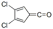 Methanone, (3,4-dichloro-2,4-cyclopentadien-1-ylidene)- (9CI) Struktur
