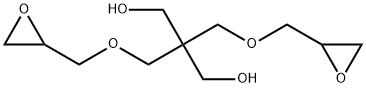 2,2-bis[(oxiranylmethoxy)methyl]propane-1,3-diol Struktur