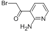 Ethanone, 1-(2-amino-3-pyridinyl)-2-bromo- (9CI) Struktur