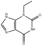 3-Ethyl-3,7-dihydro-1H-purine-2,6-dione Struktur