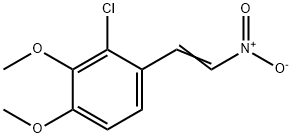 反-2-氯-3,4-二甲氧基-Β-硝基苯乙烯 結(jié)構(gòu)式