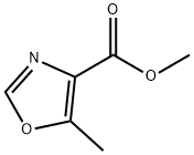 5-甲基噁唑-4-羧酸甲酯 結(jié)構(gòu)式