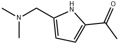 Ethanone, 1-[5-[(dimethylamino)methyl]-1H-pyrrol-2-yl]- (9CI) Struktur