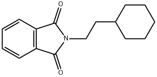 2-(2-cyclohexylethyl)-1H-isoindole-1,3(2H)-dione Struktur