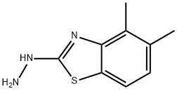 2(3H)-Benzothiazolone,4,5-dimethyl-,hydrazone(9CI) Struktur
