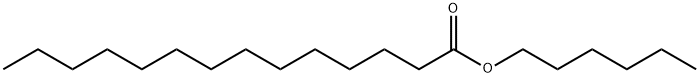 hexyl myristate Struktur