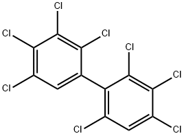 2,2',3,3',4,4',5,6'-八氯聯(lián)苯 結(jié)構(gòu)式