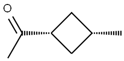 Ethanone, 1-(3-methylcyclobutyl)-, cis- (9CI) Struktur